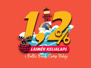 Reklaminis Baneris "1,2 procento parama"