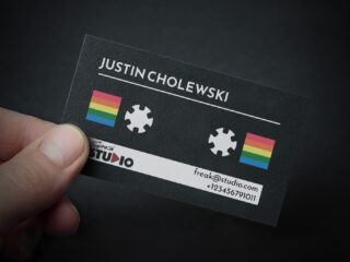 Vizitinės kortelės dizainas